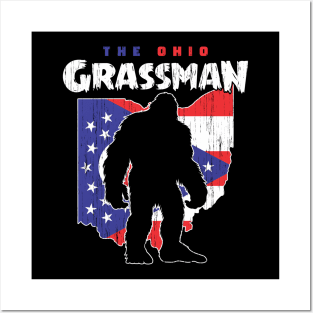 The Ohio Grassman (flag) Posters and Art